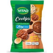 Cookies zero banana c/ cobertura de chocolate Vitao 150g