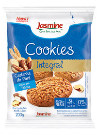 Cookies Integrais Castanha do Pará  Jasmine 150g 