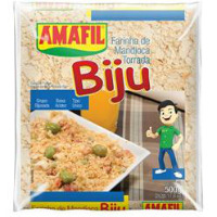 Farinha de mandioca torrada Bijú Amafil 500g 