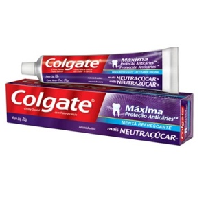 Creme dental máxima proteção Neutraçucar Colgate 90g