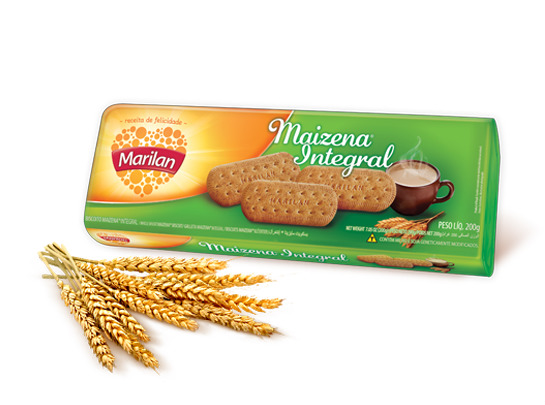 Biscoito maizena integral Marilan 400g