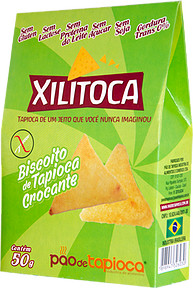 Biscoito crocante de tapioca Xilitoca 50g