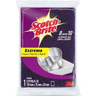 Esponja limpeza profunda Scotch Brite extrema 4x1