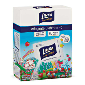 Adoçante em pó Sucralose Linea 50x1