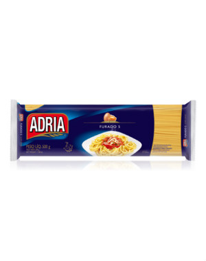 Massa com ovos furadinho n.5 Adria 500g.