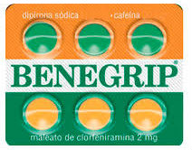 Benegrip cartela c/ 6 comprimidos