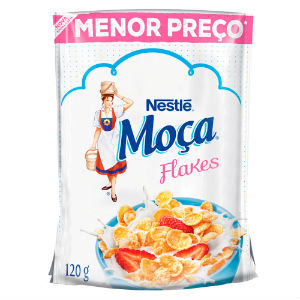 Cereal matinal sachê Moça Flakes Nestlé 120g