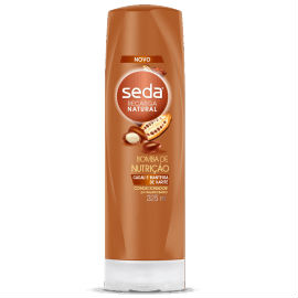 Condicionador Seda recarga natural bomba de nutrição 325ml 