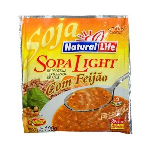 Sopa light de proteina de soja c/ feijão Natural Life 100g