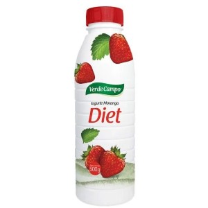 Iogurte diet sabor morango Verde Campo 500g 