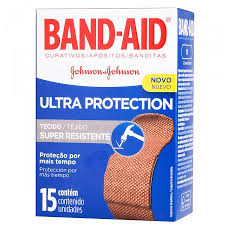 Curativos Band-Aid super resistente Johnson 15x1