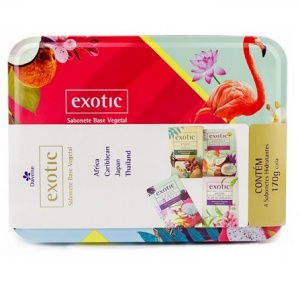 Kit sabonetes vegetais Exotic Davene 4x170g