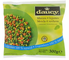 Mix de 4 legumes Daucy 300g