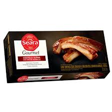 Costela suina com molho barbecue Seara Gourmet 1kg