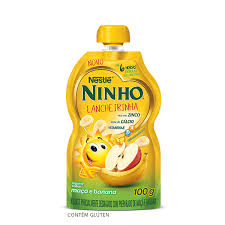 Iogurte Ninho (lancheirinha) sabor maçã c/ banana Nestlé 100g