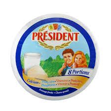 Queijo fundido pocessado President 140g 