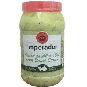 Pasta de alho, sal e ervas finas Imperador 800g