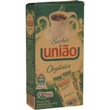 Açúcar orgânico em sachês União 40x1