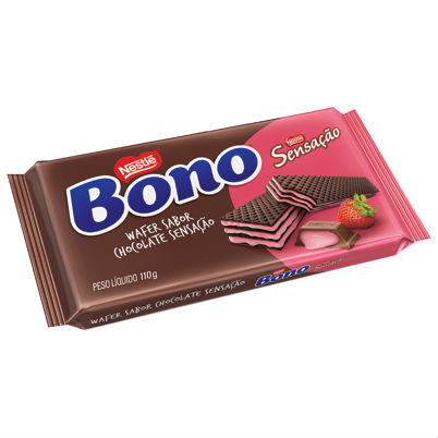 Wafer sabor chocolate sensação Bono Nestlé 110g