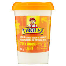 Requeijão zero lactose light Tirolez 200g