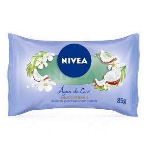 Sabonete água de coco e óleos essencias Nivea 85g.