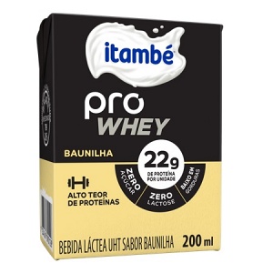 Bebida láctea Pro Whey baunilha Itambé  200ml