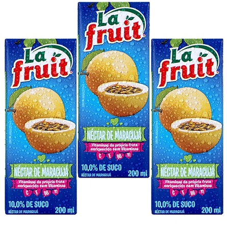 Suco pronto de maracujá La Fruit 200ml. (pacote c/ 3 unid.) Suco pronto de maracujá La Fruit 200ml. (pacote c/ 3 unid.)