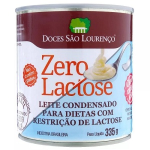 Leite condensado zero lactose São Loureço 335g