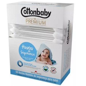 Hastes flexíveis Cottonbaby premium 50x1