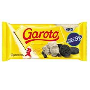 Chocolate branco ao leite Garoto Negresco 100g