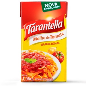 Molho de tomate tradicional Tarantella tetra pak 1,06 kg