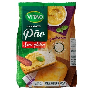 Mix sem glúten para pão tradicional Vitao 300g