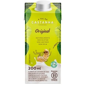 Bebida vegetal Original A Tal da Castanha 200ml