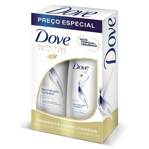 Kit shampoo e condicionador Reconstrução Completa Dove