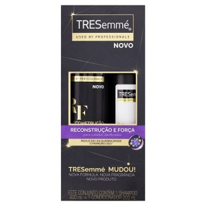 Kit shampoo e condicionador Reconstrução e Força Tresemmé