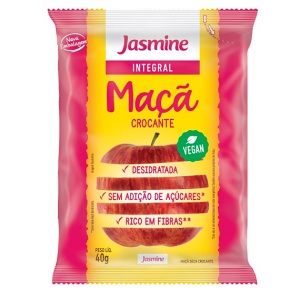 Maçã crocante desidratada Jasmine 40g