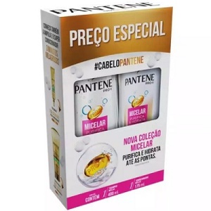 Kit Shampoo e condicionador Pantene micelar