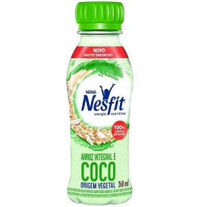 Bebida de arroz integral e coco Nesfit Nestlé 260ml