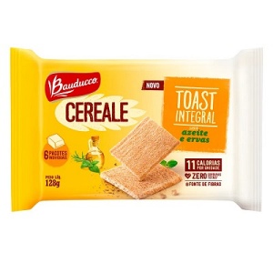 Torrada integral Cereale Toast azeite e ervas Bauducco 128g