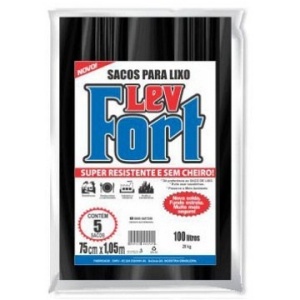 Saco preto para lixo 100 litros