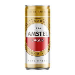 Cerveja lager Amstel lata 269ml