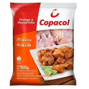 Frango à passarinho congelado Copacol IQF 800g