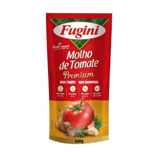 Molho de tomate Premium Fugini sachê 340g