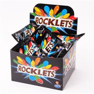 Chocolate Rocklets caixa c/ 40 unidades de 12g