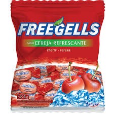 Bala freegells cereja 584g