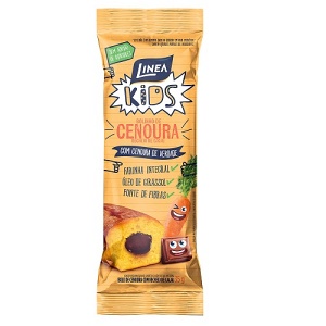 Bolinho integral de cenoura sem adição de açucar Linea Kids 35g