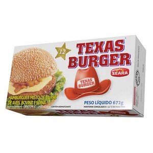 Hamburguer Texas Burguer Seara 672g