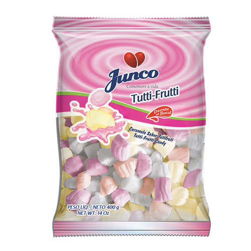 Balas de coco sabor tutti frutti Junco 700g