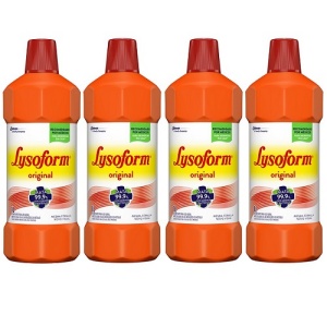 Desinfetante Lysoform bruto 1lt (4 unidades)