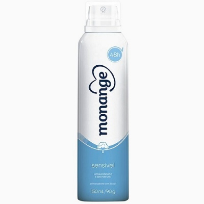 Desodorante aerosol Monange sensível 150ml